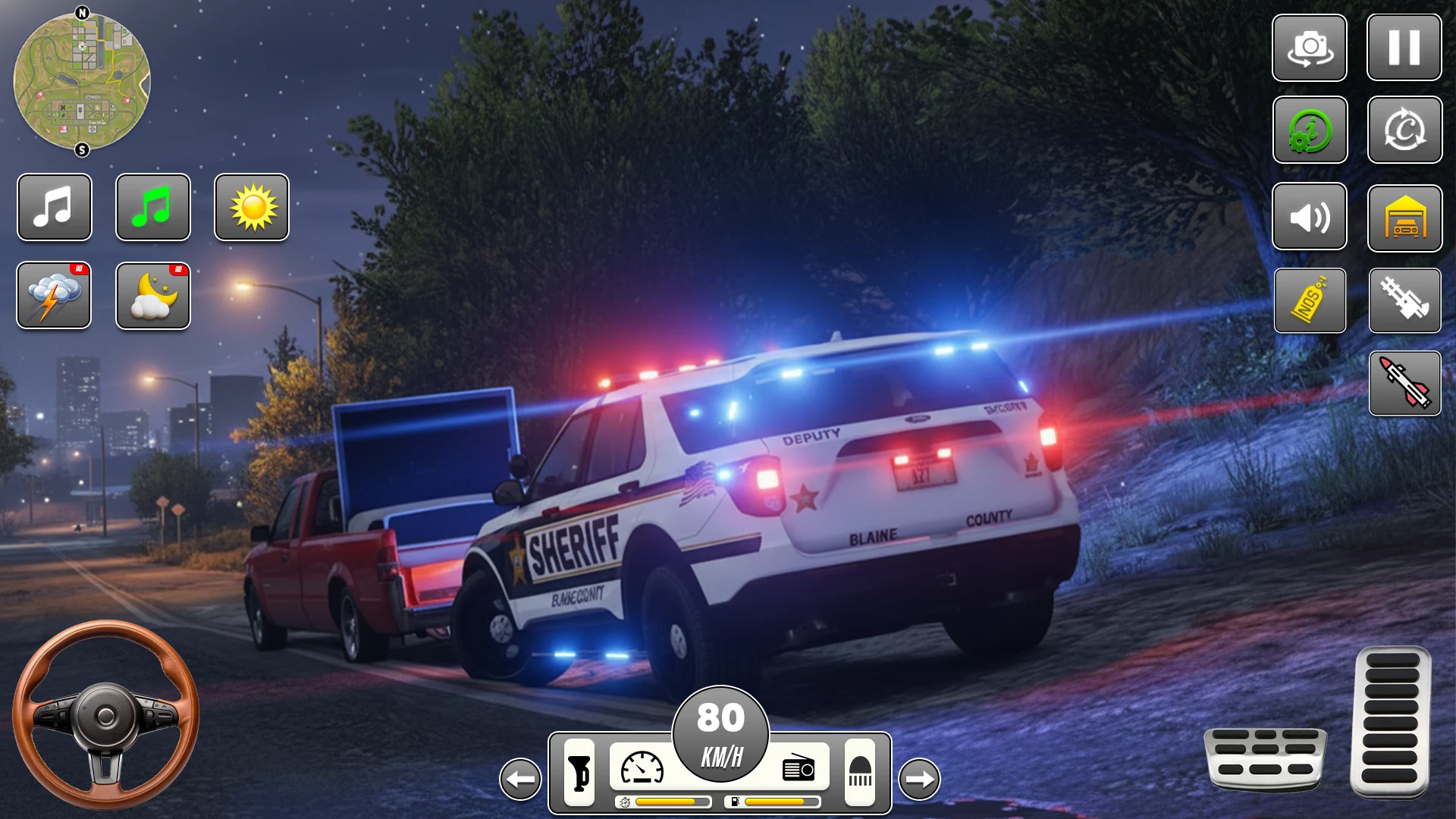 Police Car Chase Simulator 3D screenshot