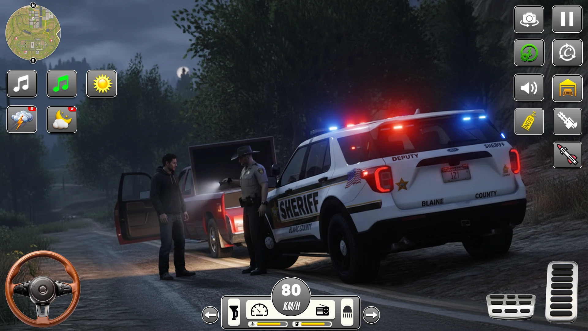 Police Car Chase Simulator 3D screenshot
