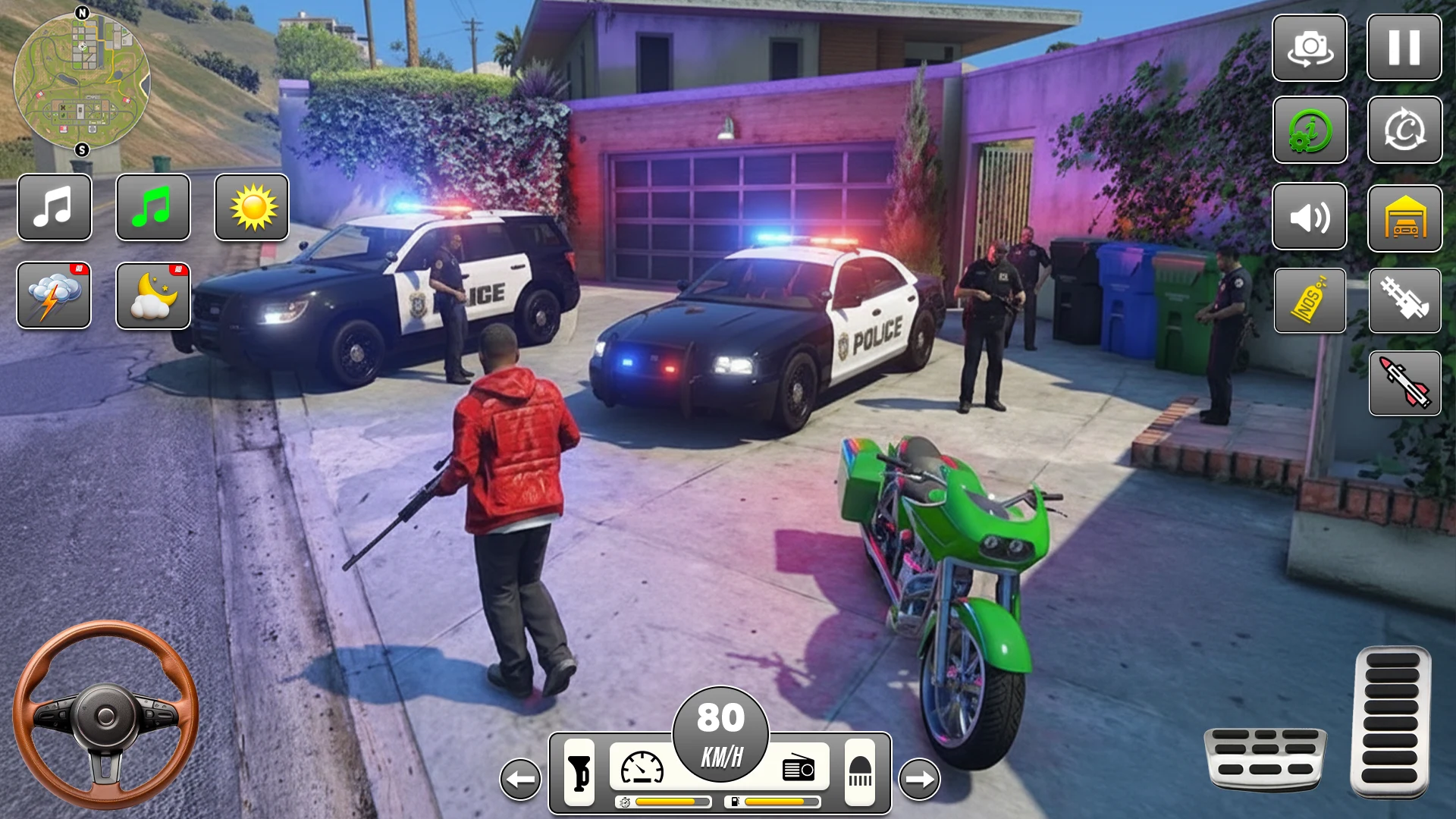 Police Car Chase Simulator 3D screenshot